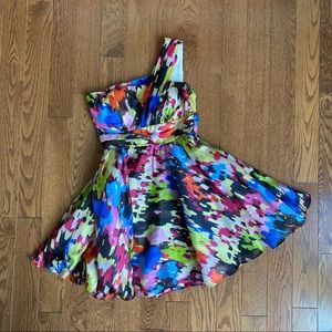 Gianni Bini One-Shoulder Mini Dress